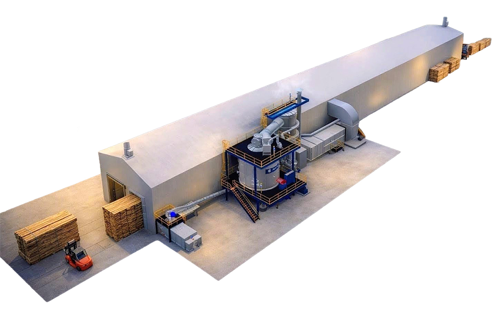 Direct Firing Lumber Dry Kiln